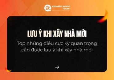 Lưu ý khi xây nhà mới