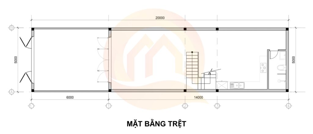 Mặt bằng trệt