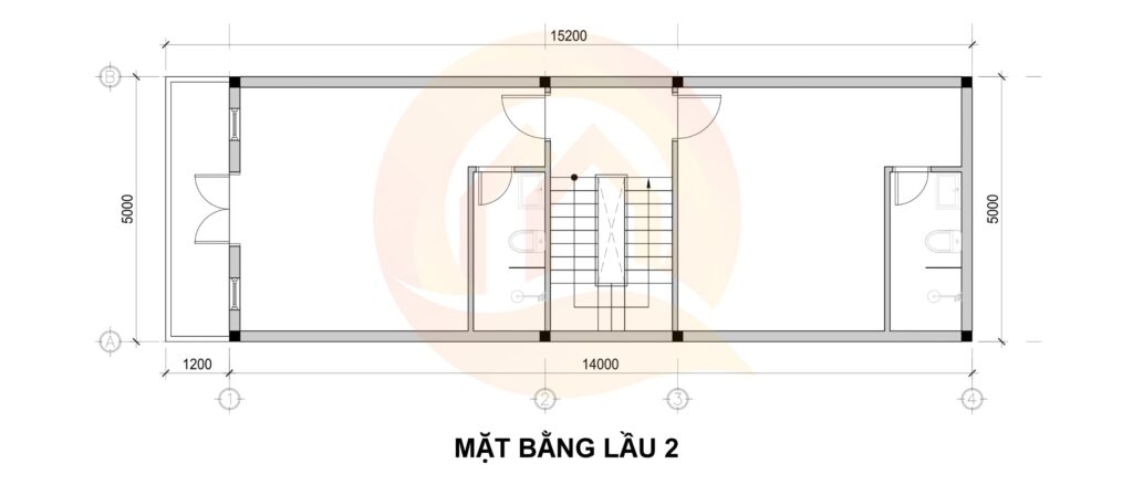 Mặt bằng lầu 2
