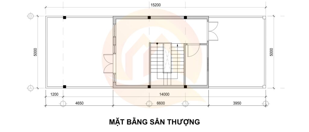 Mặt bằng sân thượng