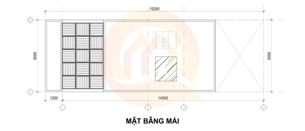 Mặt bằng mái